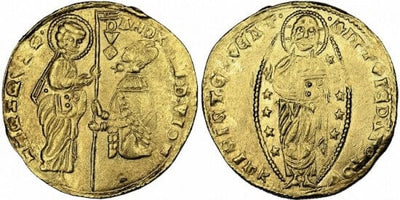 kosuke_dev 神聖ローマ帝国 イタリア ヴェネチア アンドレア・ダナドロ ダカット金貨 1343-1354年 極美品