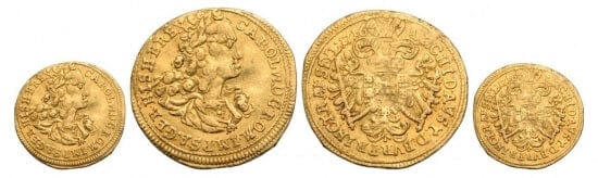 神聖ローマ帝国 ダカット金貨 1716年 美品