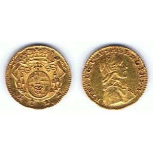 神聖ローマ帝国 オーストリア ヒエロニムス 1/4ダカット金貨 1772-1803年 美品