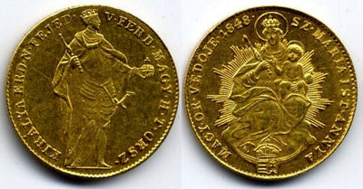 kosuke_dev ハンガリー フェルディナンド1世 ダカット金貨 1848年 極美品