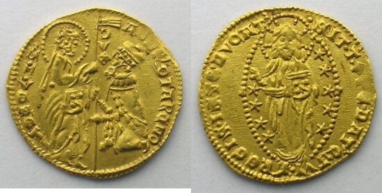 kosuke_dev イタリア アンドレア・コンタリーニ ダカット硬貨 1368-1382年 美品/極美品