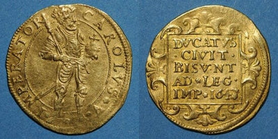kosuke_dev 神聖ローマ帝国 フランク王国 ダカット金貨 1643年 美品