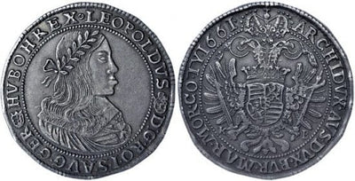 kosuke_dev ハンガリー レオポルド1世 1705年 ターレル 銀貨 極美品
