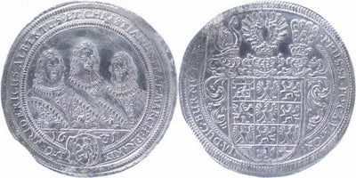 kosuke_dev ブラウンシュヴァイク フリードリヒ2世 スリーブラザーズ 1631年 ターレル 銀貨 未使用