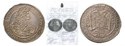 kosuke_dev ハンガリー レオポルド 1702年 ターレル 銀貨