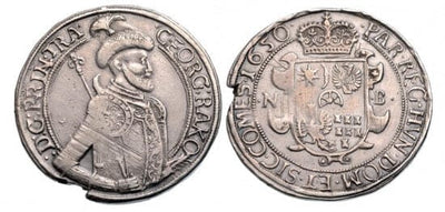 kosuke_dev 神聖ローマ帝国 ルーマニア ジョージ2世ラーコーツィ 1650年 ターレル 銀貨