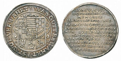 kosuke_dev ザクセンアンハルト アイスレーベン 1625年 1/4ターレル 銀貨 極美品