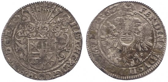 kosuke_dev シャウエンブルク グラーフシャフト 1622-1635年 1/2 ターレル 銀貨 美品