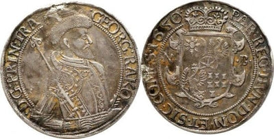 kosuke_dev トランシルバニア ジョージ2世ラーコーツィ 1650年 ターレル 銀貨 美品