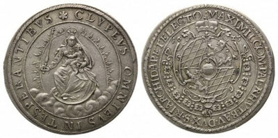 kosuke_dev 神聖ローマ帝国 バイエルン マクシミリアン1世 1625年 ターレル 銀貨 極美品