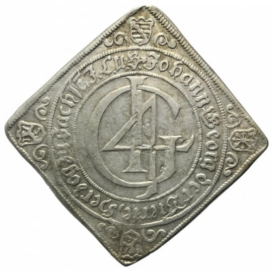 kosuke_dev 神聖ローマ帝国 ザクセン ヨハン･ゲオルグ2世 クリッペ ターレル 銀貨 美品