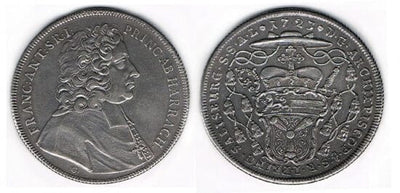 kosuke_dev ザルツブルク フランツ･アントン･フォン･ハラハ 1723年G ターレル 銀貨 極美品