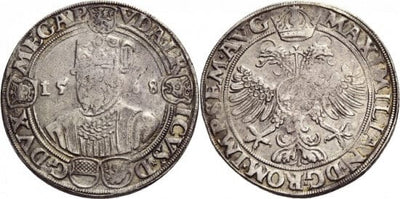 kosuke_dev メクレンブルク ギュストロー ウルリッヒ3世 1568年 ターレル 銀貨 美品