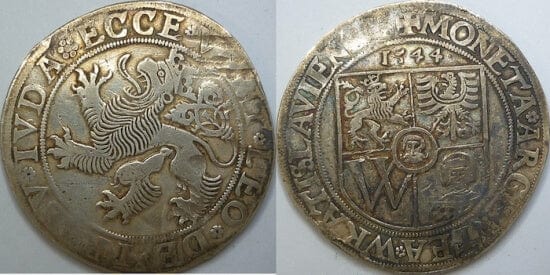 kosuke_dev シレジア ヴロツワフ 1544年 ターレル 銀貨 美品