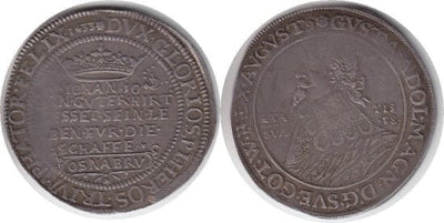kosuke_dev オスナブリュック グスタフ･アドルフ 1633年 ターレル 銀貨 美品