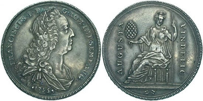 kosuke_dev アウグスブルク シュタット フランシスカス 1745年 ターレル 銀貨 極美品