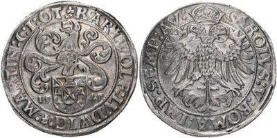 kosuke_dev ゲッティンゲン カール5世 1545年 ターレル 銀貨 極美品