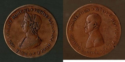 kosuke_dev ザクセン=マイニンゲン公国 ルイーズエレノア 1764年 5コペイカ ターレル 銅貨 極美品-美品