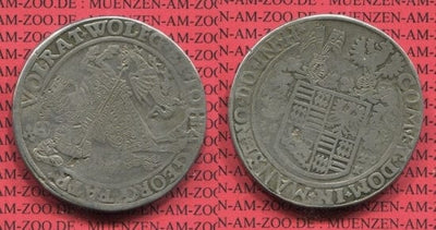 kosuke_dev マンスフェルト ヴィルフガング3世 1626年 ダブルターレル 銀貨 美品