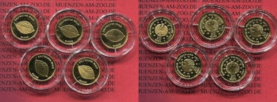 kosuke_dev ドイツ連邦共和国 ブナの葉 2011年 20ユーロ 金貨 5枚セット 未使用