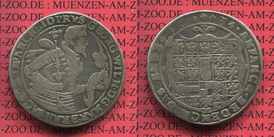 kosuke_dev ブランデンブルク ケーニヒスベルク ゲオルク・ヴィルヘルム 1634年 1/2 ターレル 銀貨 美品