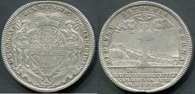kosuke_dev ブラウンシュヴァイク ヴォルフェンビュッテル カール1世 1752年 ターレル 銀貨 美品+