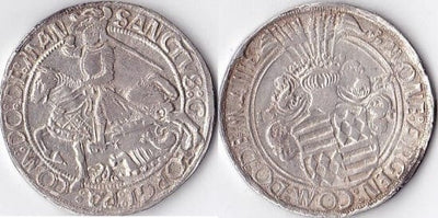 kosuke_dev マンスフェルト ギュンター4世 エルンスト2世 1523年 ターレル 銀貨 美品