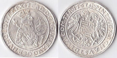 kosuke_dev 神聖ローマ帝国 ハプスブルク家 フェルディナント1世 1563年 ターレル 銀貨 未使用