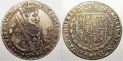 kosuke_dev ポーランド ジグムント3世 1627年 ターレル 銀貨 極美品