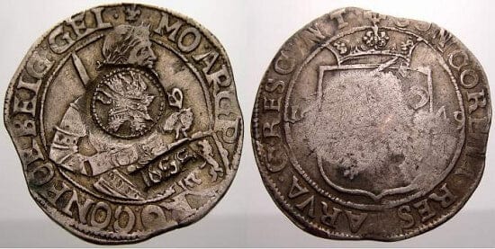 kosuke_dev ロシア アレクセイミハイロヴィチ 1655年 ターレル 銀貨 美品