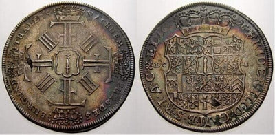 kosuke_dev ブランデンブルク プロイセン フリードリヒ3世 1695年 アルベル ターレル 銀貨 極美品