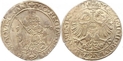 kosuke_dev 神聖ローマ帝国 アーヘン カール大帝 ターレル銀貨 1570年 極美品