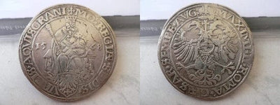 kosuke_dev 神聖ローマ帝国 アーヘン マクシミリアン2世 ターレル銀貨 1568年 美品/極美品