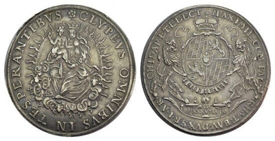 kosuke_dev 神聖ローマ帝国 バイエルン マクシミリアン１世 ターレル銀貨 1638年 極美品