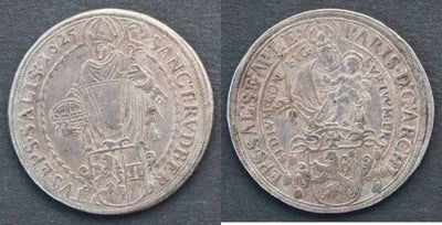 kosuke_dev 神聖ローマ帝国 パリス・ロドロン ターレル銀貨 1625年 美品