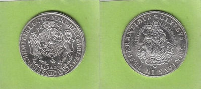 kosuke_dev 神聖ローマ帝国 バイエルン ターレル銀貨 1627年 極美品