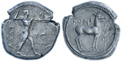 kosuke_dev 古代ギリシャ ステーター銀貨 紀元前500-480年 未使用/極美品