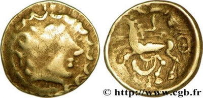kosuke_dev 古代ギリシャ S?QUANI - HELVETII ステーター金貨 紀元前 美品