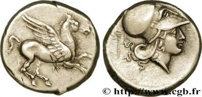 kosuke_dev 古代ギリシャ アテナ ステーター銀貨 紀元前400-350年 美品