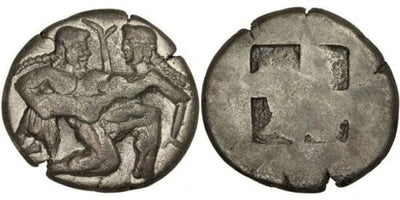 kosuke_dev 古代ギリシャ ステーター銀貨 紀元前525-463年 美品