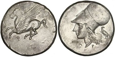 kosuke_dev 古代ギリシャ アテナ ステーター銀貨 紀元前338-330年 未使用