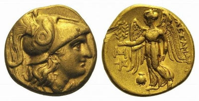 kosuke_dev 古代ギリシャ マケドニア アレクサンダー3世 ステーター金貨 紀元前323-317年 極美品