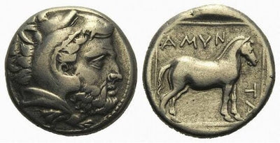 kosuke_dev マケドニア王朝 アミュンタス3世 ステーター 紀元前393-370年 美品