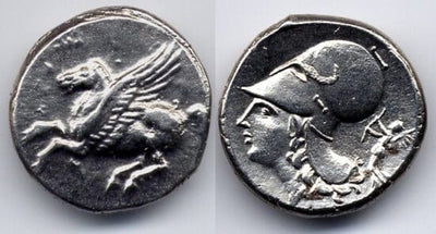 kosuke_dev 古代ギリシャ アテナ ステーター銀貨 紀元前300年 極美品