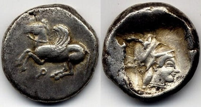 kosuke_dev 古代ギリシャ アテナ ステーター銀貨 紀元前500-450年 美品