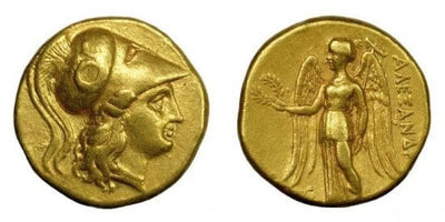 kosuke_dev マケドニア王朝 アテナ ニケ ステーター金貨 紀元前325-320年 極美品