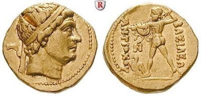 kosuke_dev 古代ギリシャ バクトリア インド ディオドトス1世 BC255-235年 ステーター 金貨 極美品