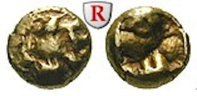 kosuke_dev 古代ギリシャ トロアス アビドス BC480年 1/12 ステーター 金貨 美品