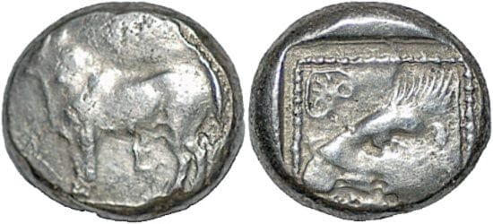kosuke_dev 古代ギリシャ キプロス パフォス BC510-480年 ステーター 銀貨 美品