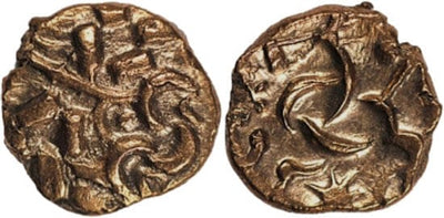 kosuke_dev 古代ギリシャ ケルト イギリス Corieltauvi BC45-15年 AV ステーター 金貨 極美品